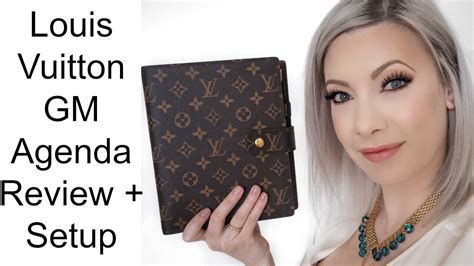 LOUIS VUITTON AGENDA GM REVIEW AND SETUP + MUST .